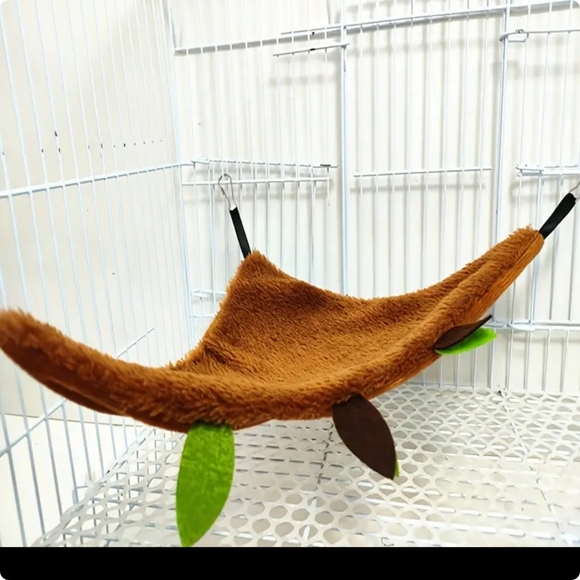 5-pc Plush Hammock Swing Set bed, Tunnel hammock etc 4 sugar gliders & sm pets - Picture 6 of 13